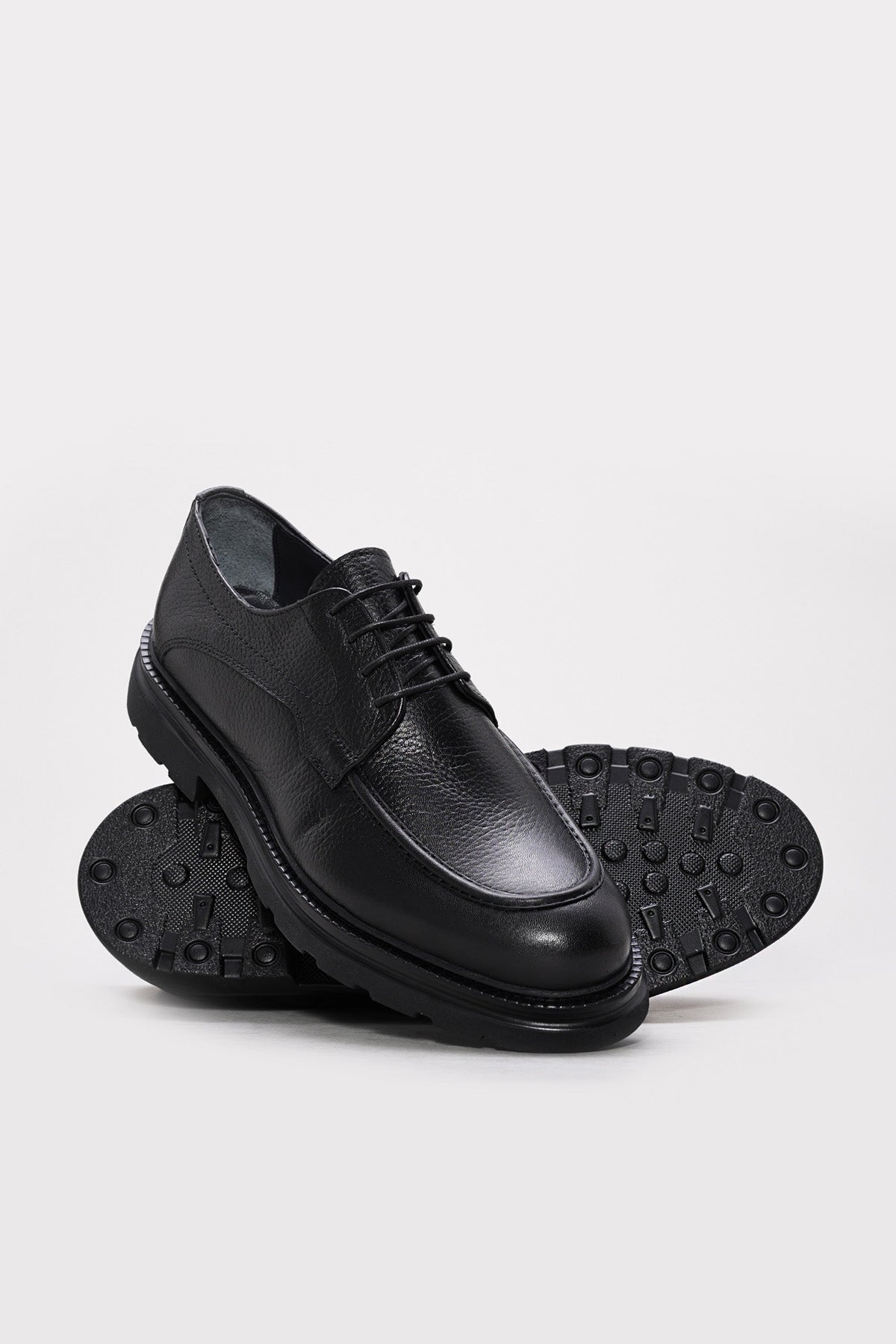 Genuine Leather Black Man Classical Shoe
