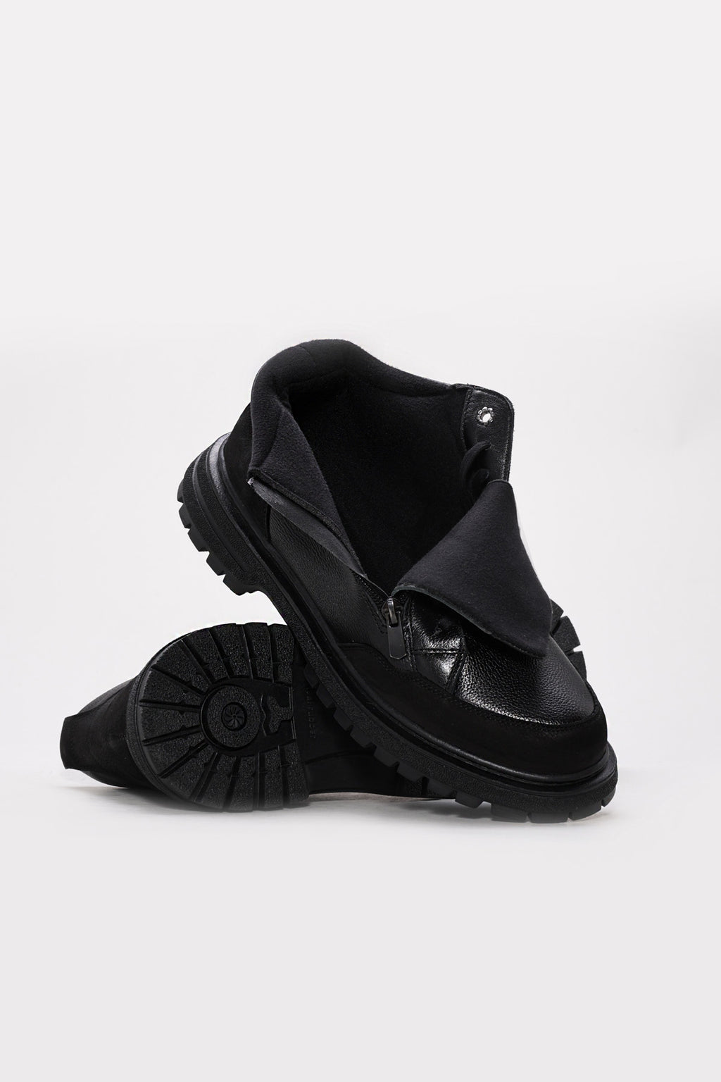 Genuine Leather Black Man Classical Boot