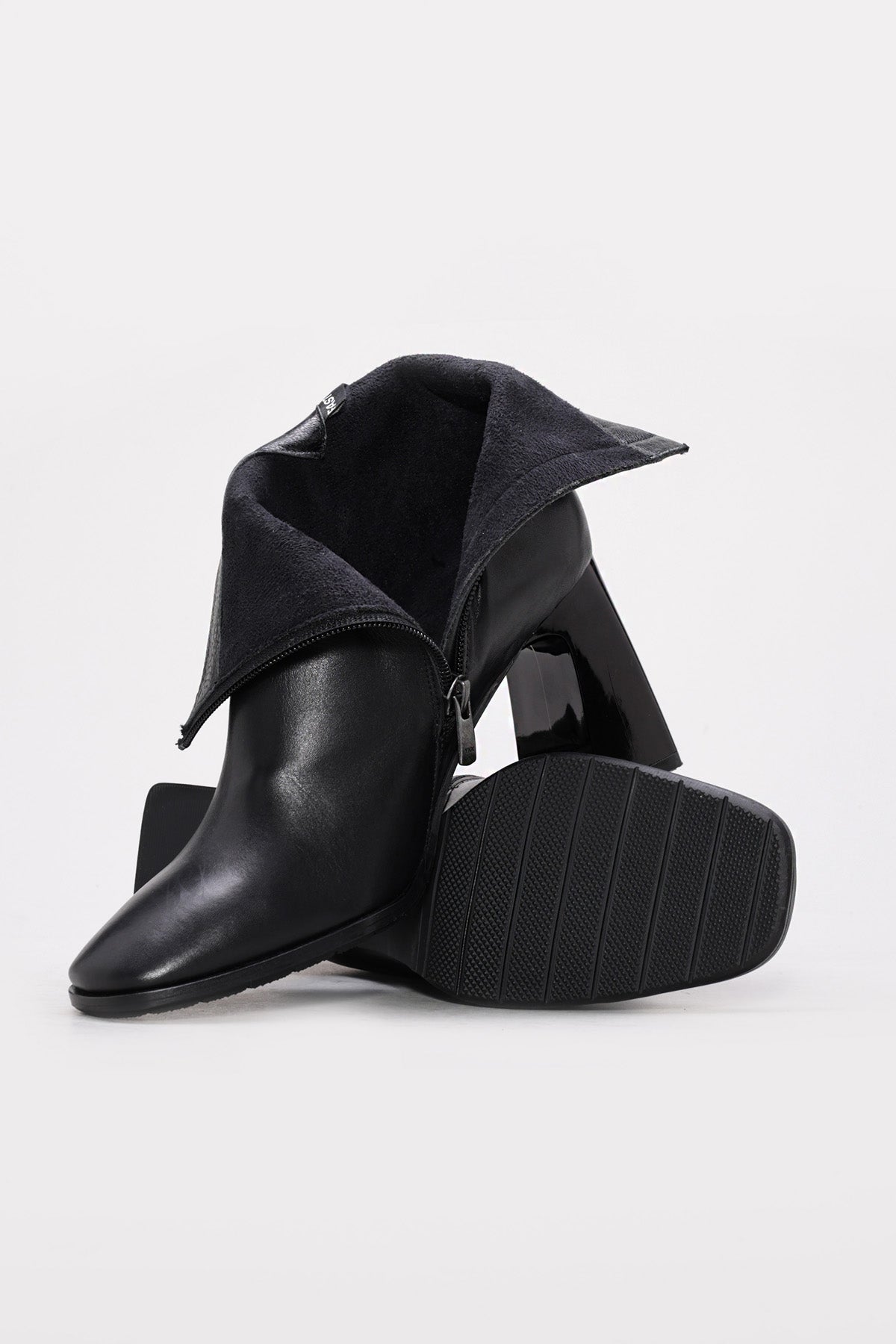 Genuine Leather Black 01 Woman Classical Boot