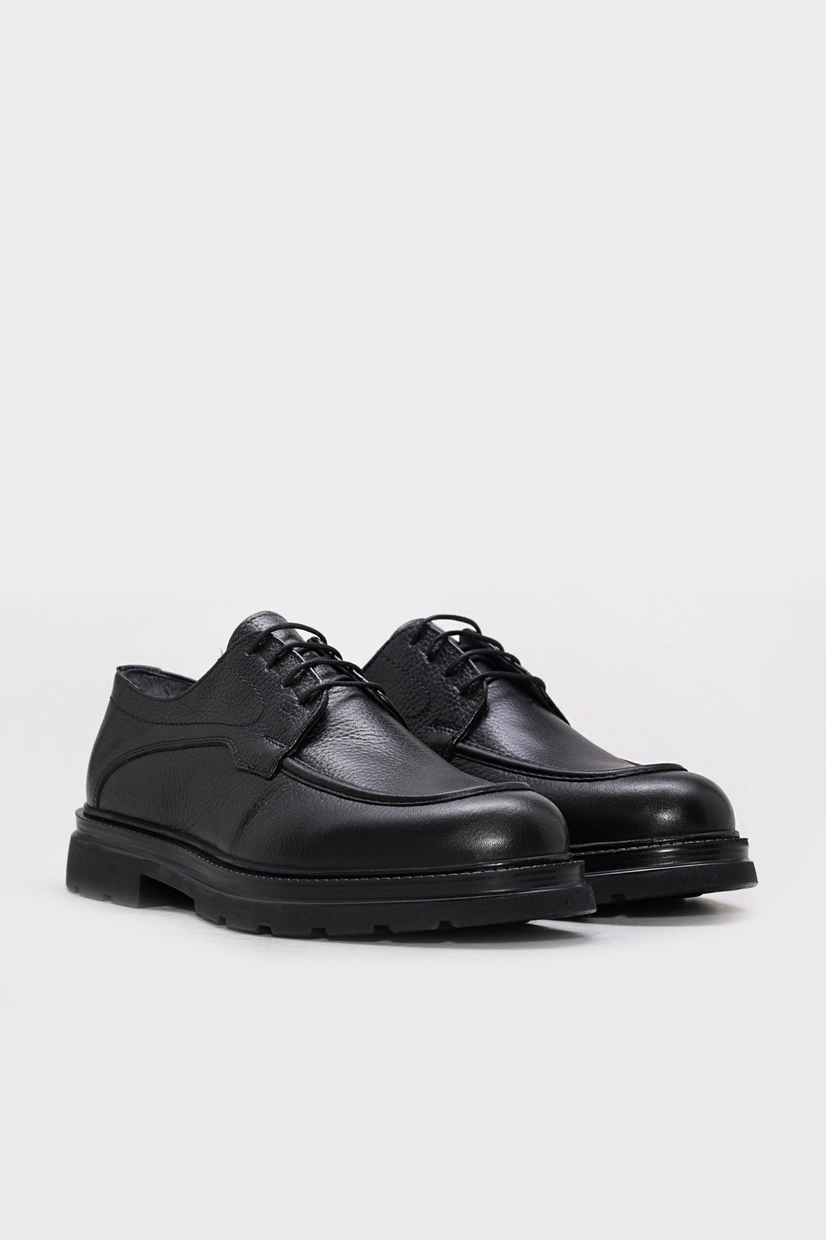 Genuine Leather Black Man Classical Shoe