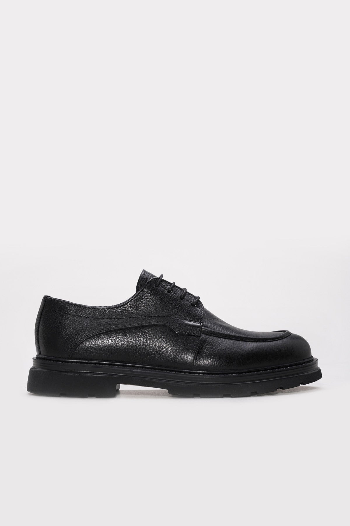 Genuine Leather Black Man Classical Shoe